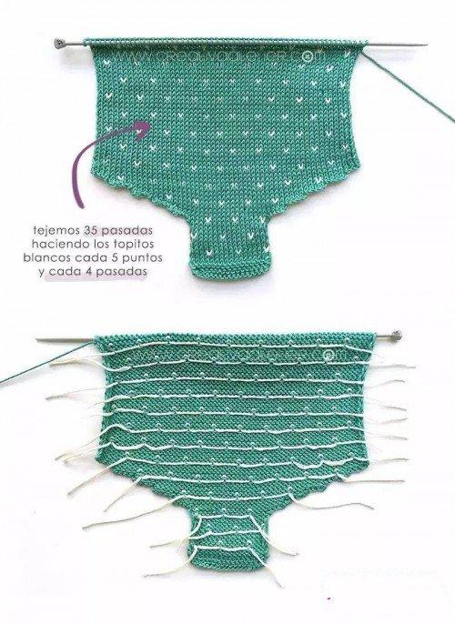 最简单的宝宝毛衣织法,宝宝爬爬服连体毛衣编织教程80码