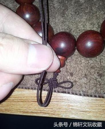 手串绳断了怎么打结,戴佛头手串怎么穿绳打结