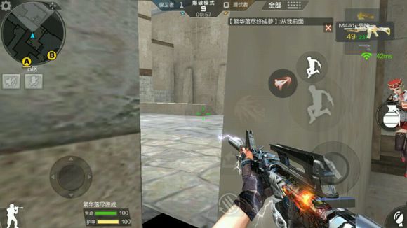 cf手游超实用点位技巧,穿越火线手游沙漠灰b点跳箱技巧