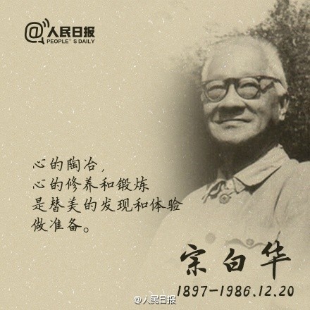 美学家宗白华说中国书法,宗白华中国书法里的美学思想