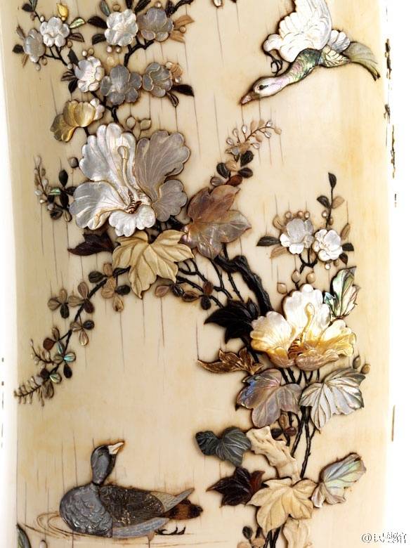 把贝壳焯水，去皮，切片，然后变魔术螺钿工艺（附制作工艺）