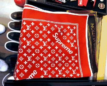 supreme和lv,supreme和lv联名牛仔衣