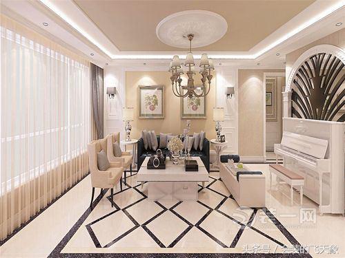 沈阳第一城70平米装修效果图,沈阳方大长白一品洋房装修案例