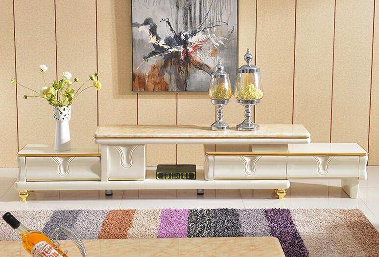 电视柜茶几组合桌现代简约客厅,客厅茶几电视柜现代简约大理石