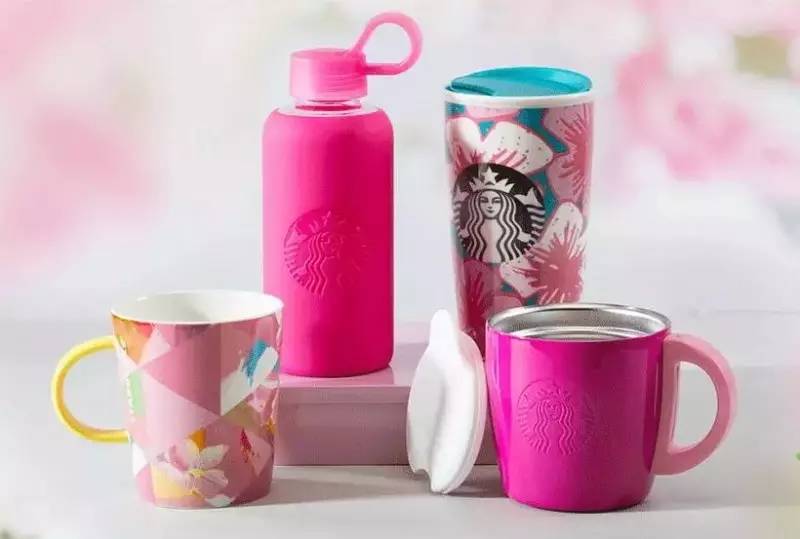 星巴克樱花系列杯子2022,樱花礼盒星巴克