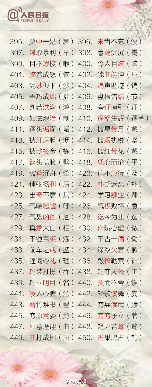 看到这些汉字，我怀疑我可能学了假汉语~