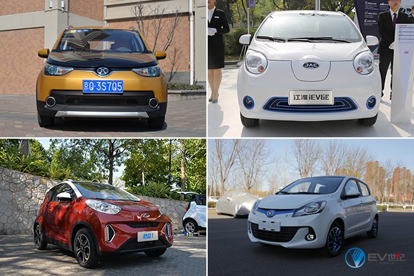 EC180/eQ1/奔奔EV/iEV6E5万元电动汽车选谁