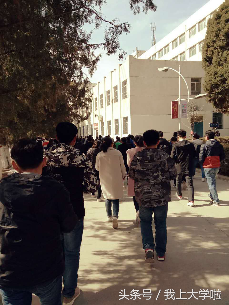 延安大学清晨,延安大学早晨