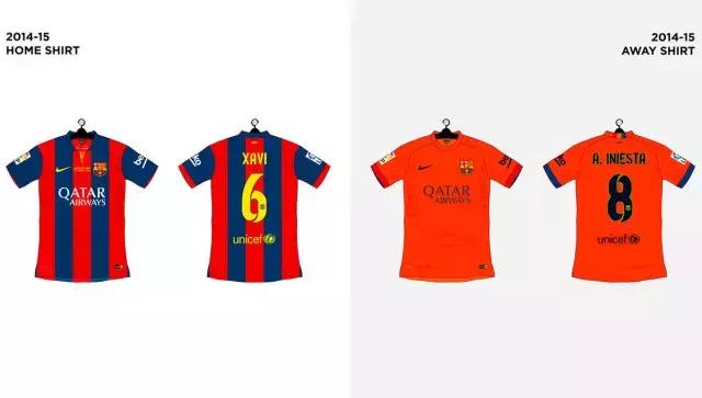 nike巴萨新球衣,耐克巴萨30号球衣