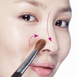 没鼻梁的鼻子怎么变挺,鼻子挺鼻梁高的应该怎么修容