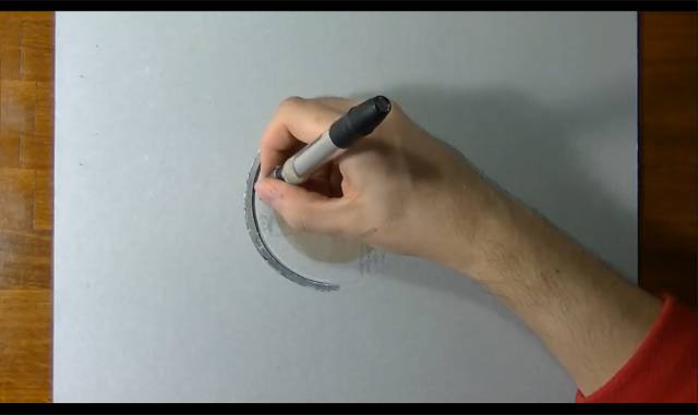 3D立体写实彩铅画视频教程，教你画出写实彩铅硬币