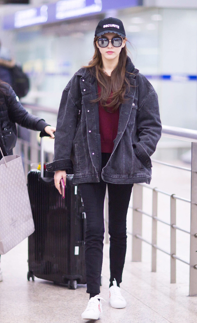 女星机场私服夏季,女星机场私服