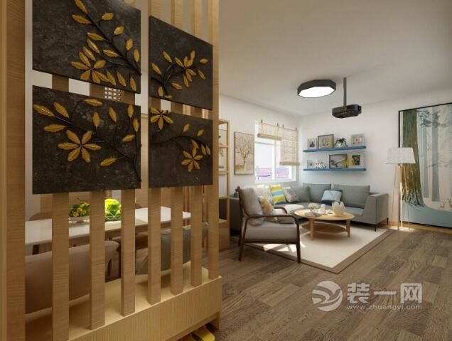 无锡百乐和园2室2厅北欧风设计客厅里的投影家用幕很不错