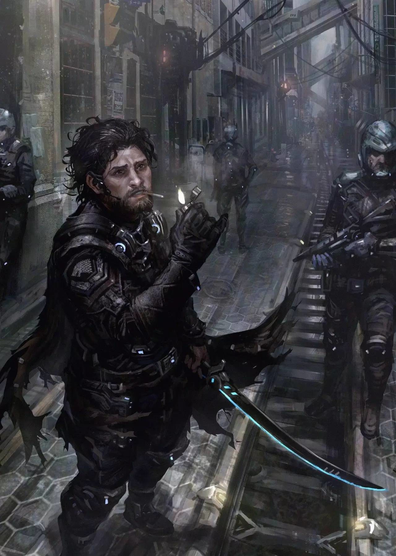 又酷又狂野的人物插画,插画狂野