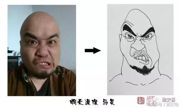 简笔漫像，如何才能惟妙惟肖，著名漫画家马炅，一语道破其中玄妙