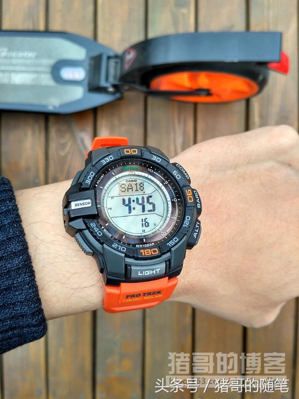 卡西欧登山表prw-70yt-7,卡西欧prg270调时间教程