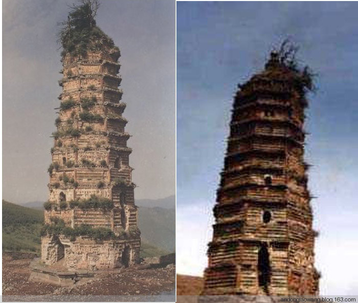 五台山千年木塔,五台山最华丽的宝塔