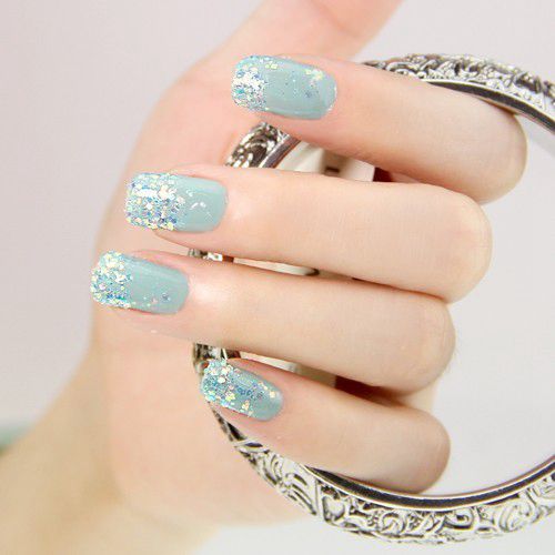 车厘子色美甲样式图片长款,手指短粗适合什么样式的美甲