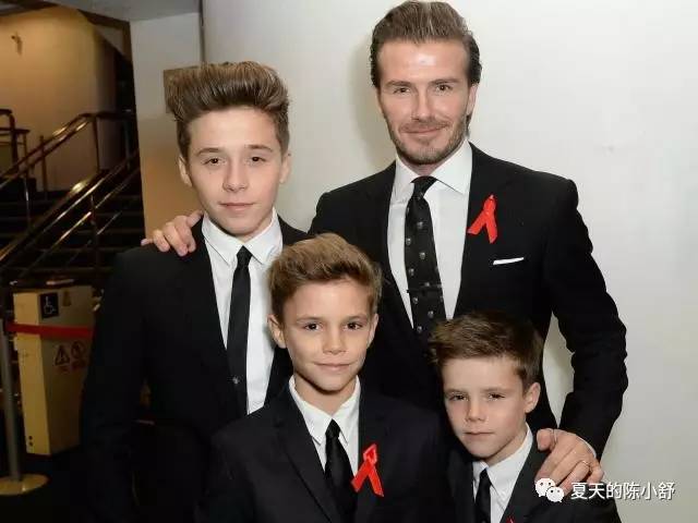 贝克汉姆的经典发型,贝克汉姆三个儿子颜值