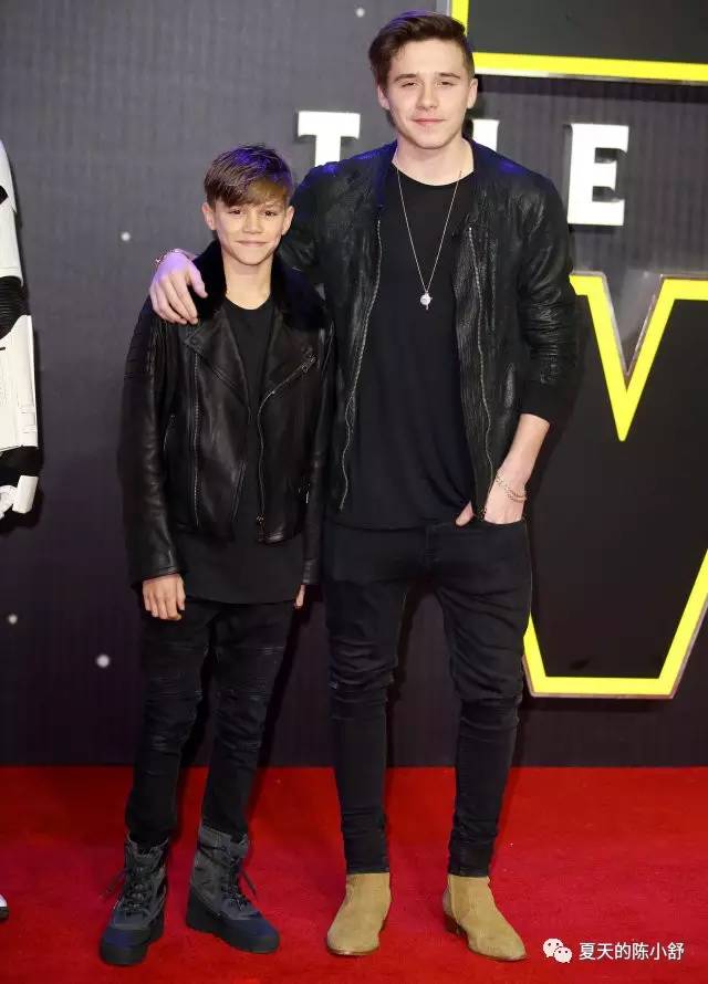 贝克汉姆的经典发型,贝克汉姆三个儿子颜值