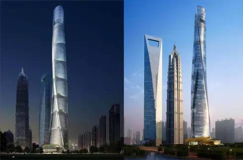 632米的中国第一高楼,航拍632米的中国第一高楼