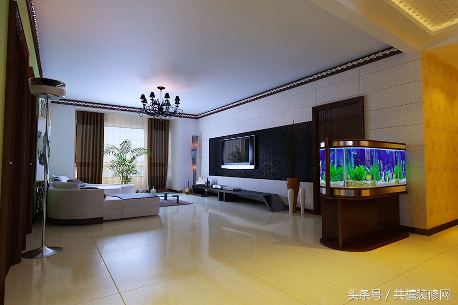 小户型装修效果图90平混搭,中法混搭风格装修小户型