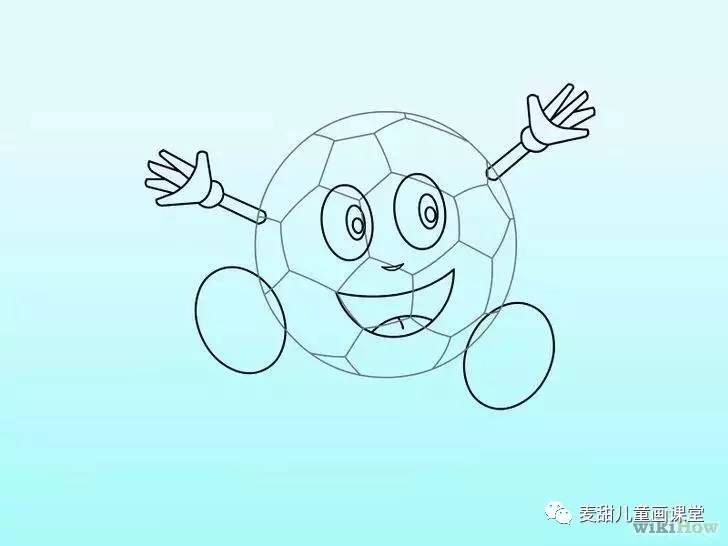 足球的画法和技巧,足球各种画法