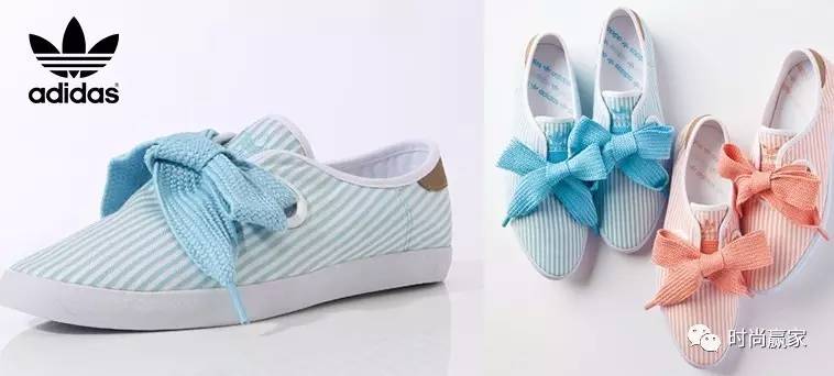 缤纷清爽的粉蓝色系球鞋，摇身成为漂漂型格少女