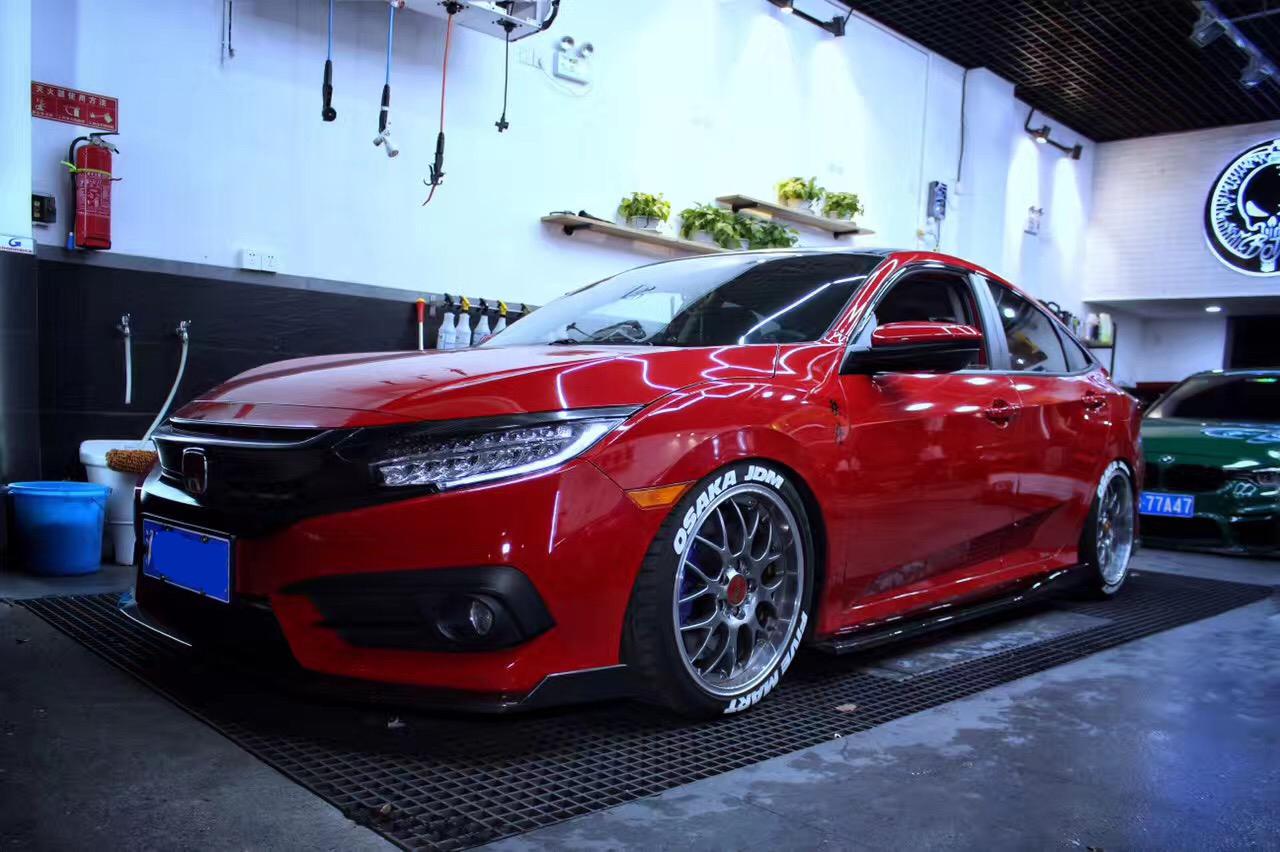 改装最好看的白色10代思域,改的最好看的十代思域