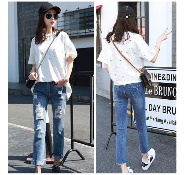 烟管裤牛仔裤搭配什么鞋子,烟管裤牛仔裤搭配什么外套