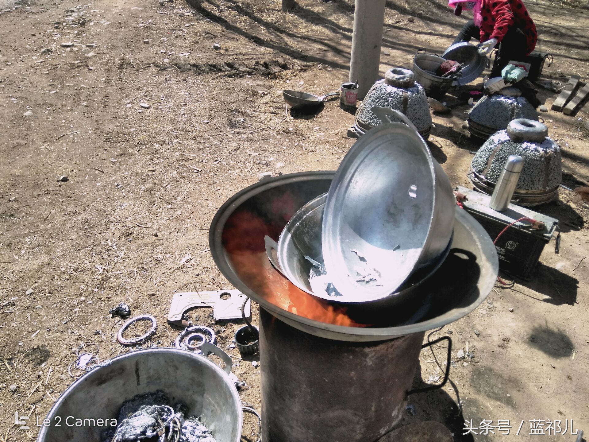 农村倒锅创意手艺,农村传统手艺倒铝锅视频