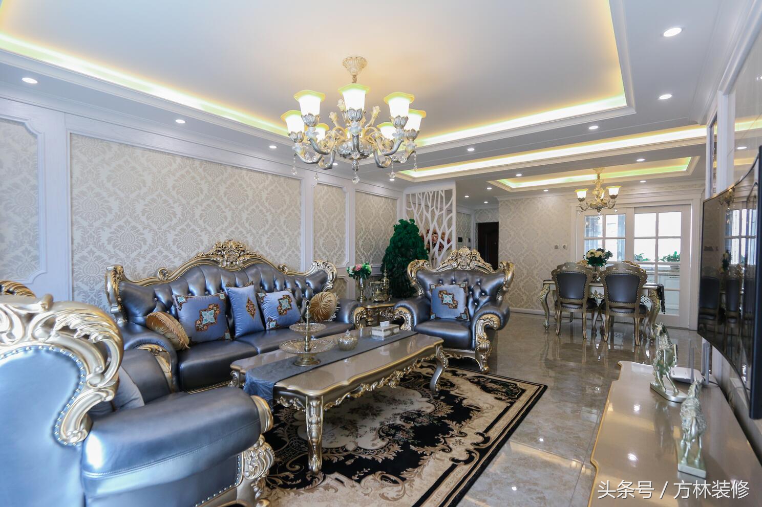 沈阳方林装修样板间效果图,沈阳方林装修改造