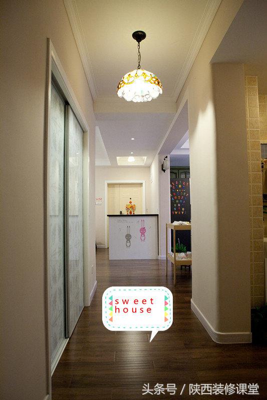 二层楼房田园风带院子效果图,田园风格二室一厅装修效果图