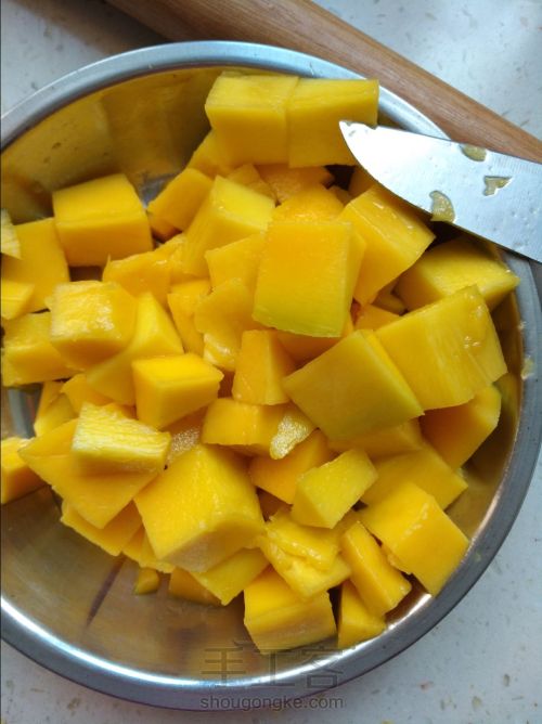 芒果超浓郁的慕斯～