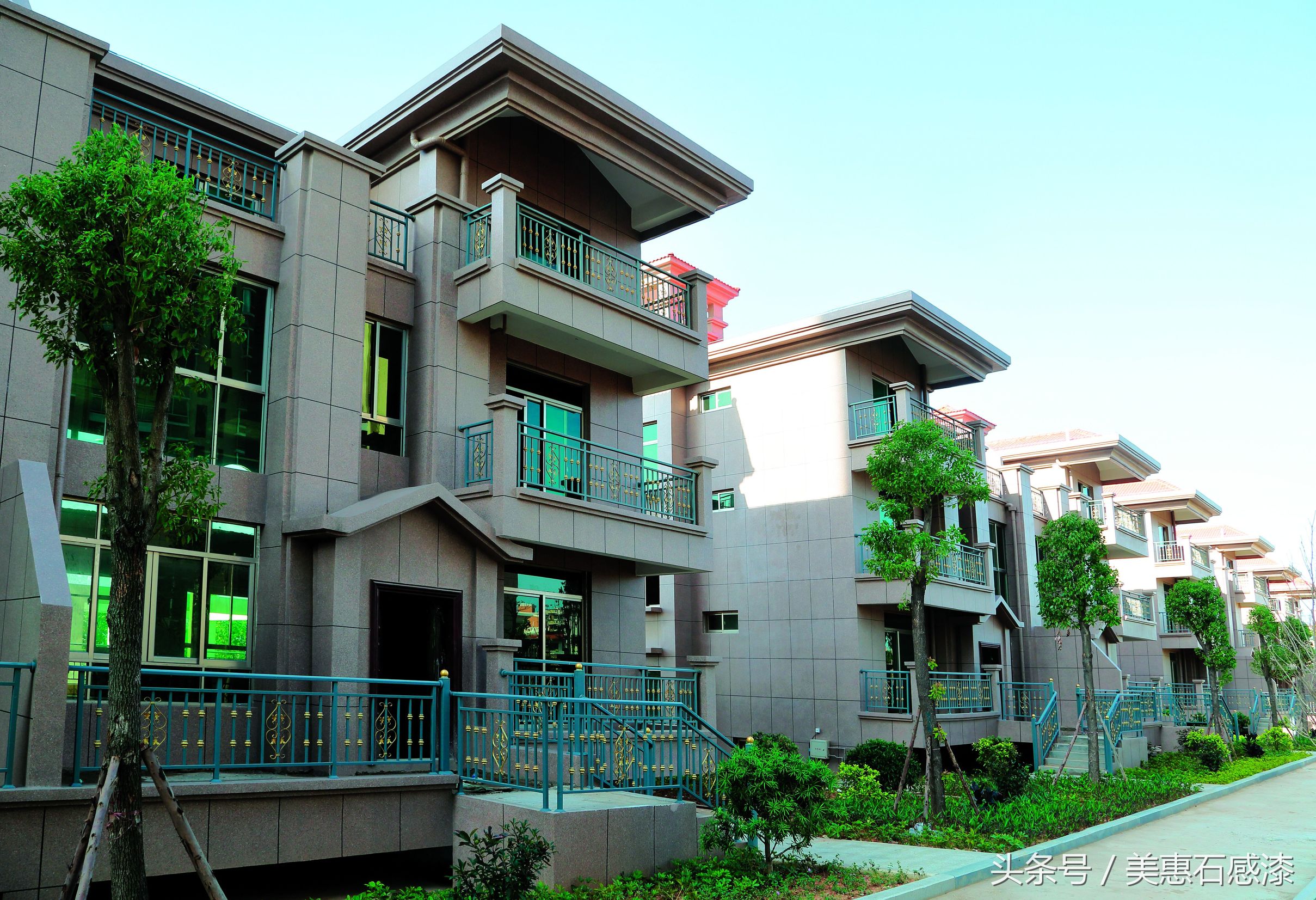 石感漆十大品牌排名,最新外墙石感漆效果图