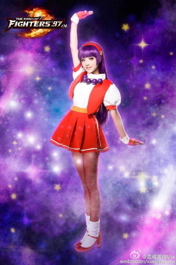 拳皇cosplay女生,拳皇雅典娜cosplay变装视频