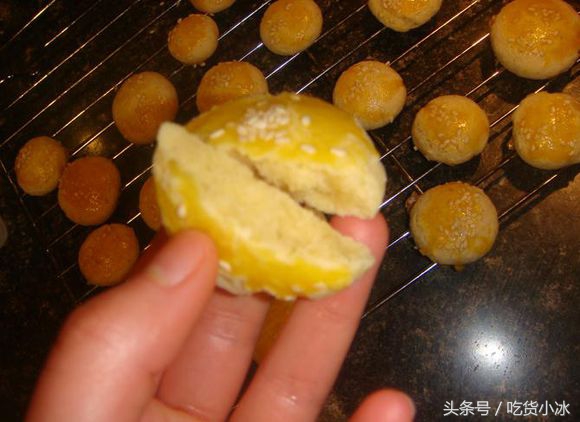 小冰厨房,奶香杏仁酥教程