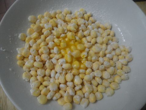 脆皮鲜糯玉米果肉,脆皮玉米的做法教程视频