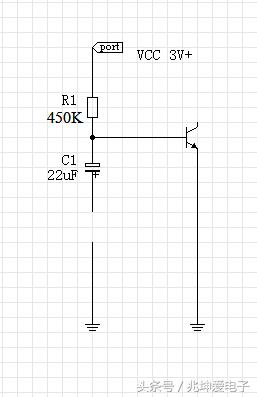三个led灯循环闪烁电路原理,夜间闪烁提示灯电路