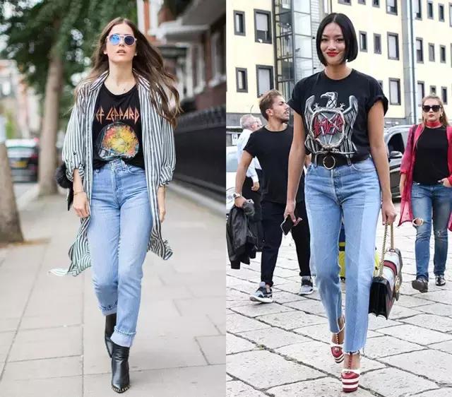 今年t恤怎么穿好看炸了,今年时髦宽松t恤