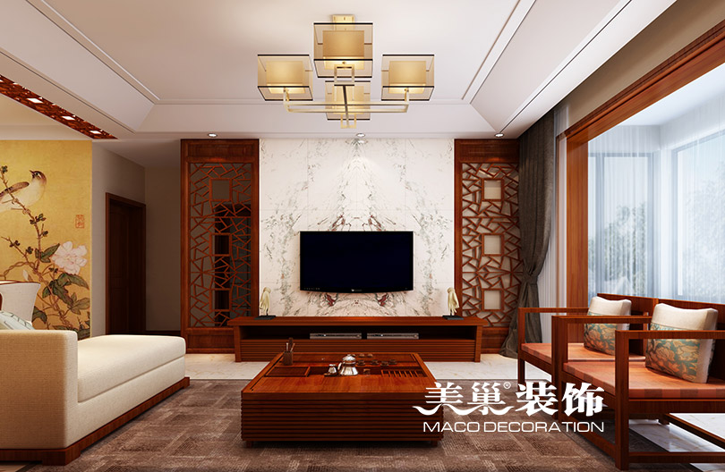 镂空吊顶装修效果图大全,镂空简约吊顶装修效果图大全