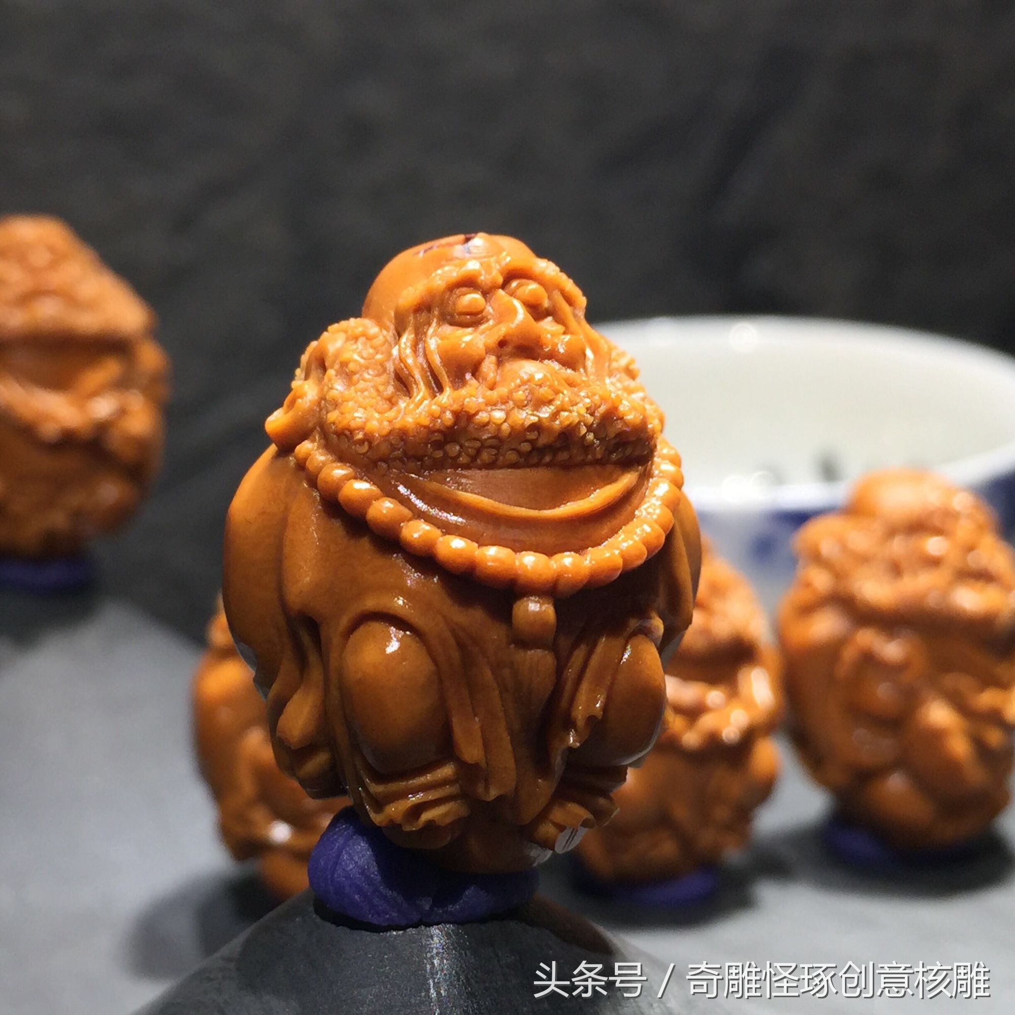 精工雕刻橄榄核雕是不是纯手工的,苏工橄榄核雕骷髅