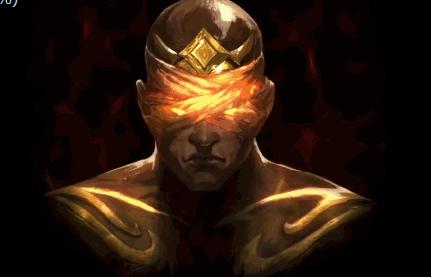 盲僧被火烧,盲僧金光闪闪的皮肤