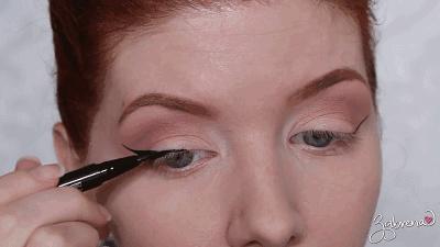 手残要怎么画眼线,手残到底怎么画眼线