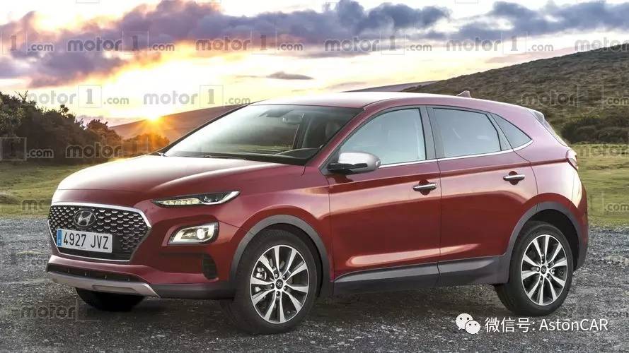 热闹的小型市场,2020款现代konan超小型suv