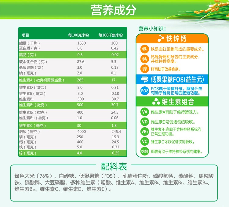 婴儿米粉推荐哪款,婴儿米粉推荐不易过敏