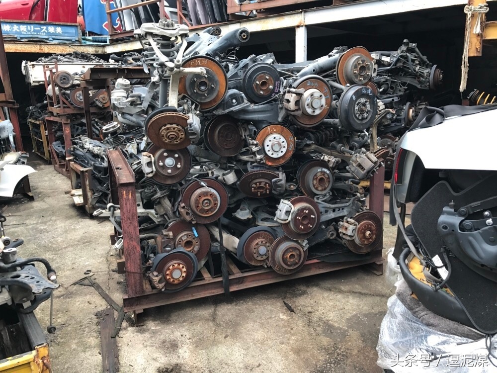 逛香港锦田,香港锦田拆车件视频