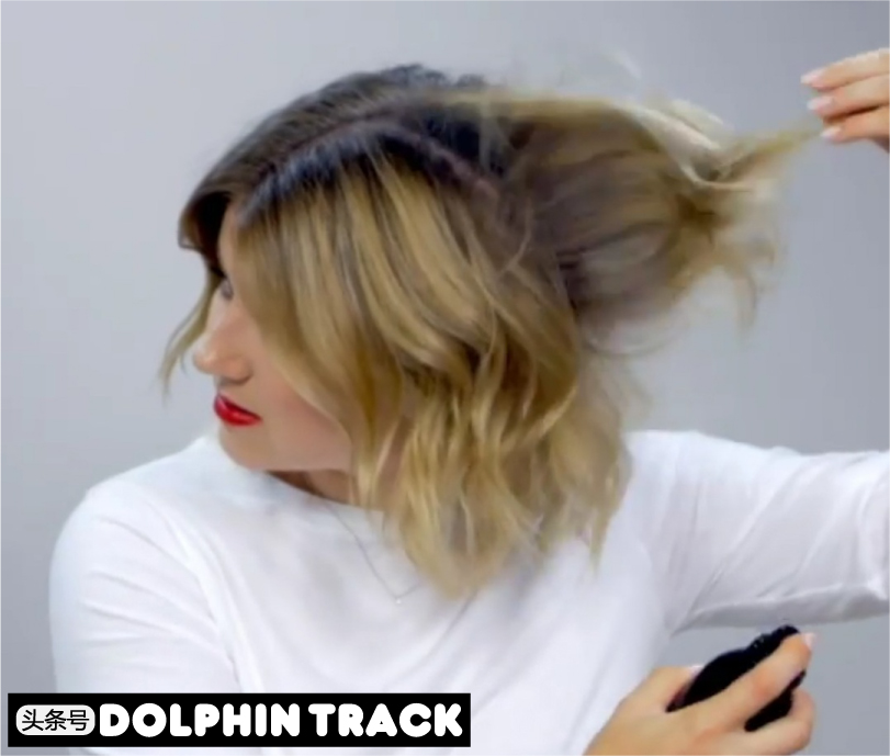 ins短发丝带编发,编发教程ins风短发