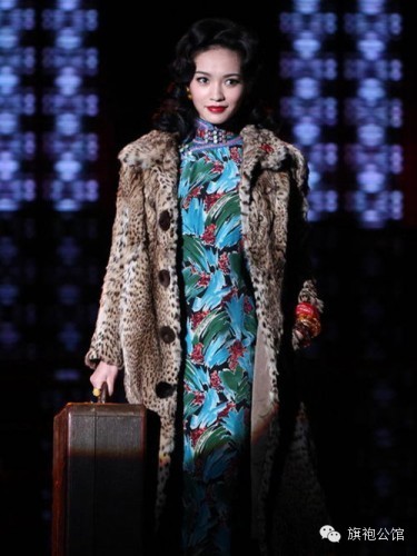 金陵十三钗玉墨旗袍造型,复古旗袍妆金陵十三钗