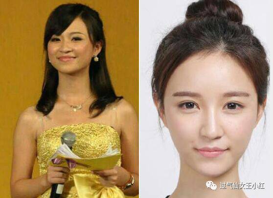网红以前照片和现在照片转换,千万网红晒旧照对比现在